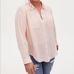 Blush Torrid Blouse! New!